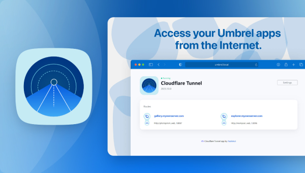 Cloudflare Tunnel for Umbrel